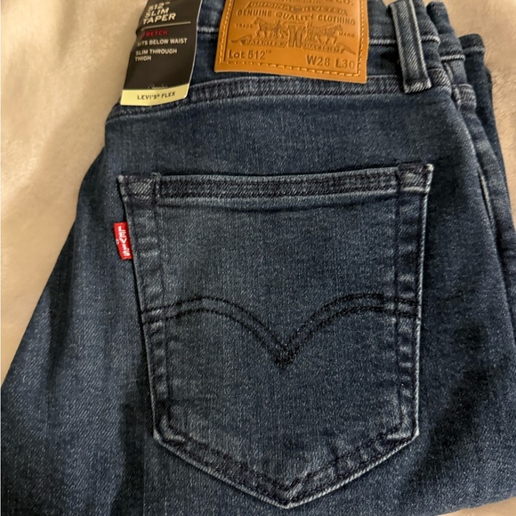 Levi's Dark Blue Slim Men's Jeans - Picture 1 of 4